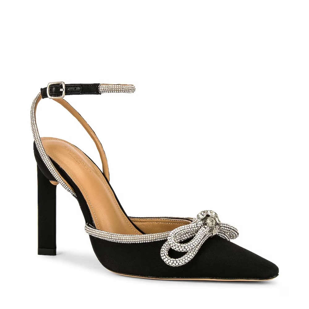 Tony Bianco Elsie Heel in Black Satin
